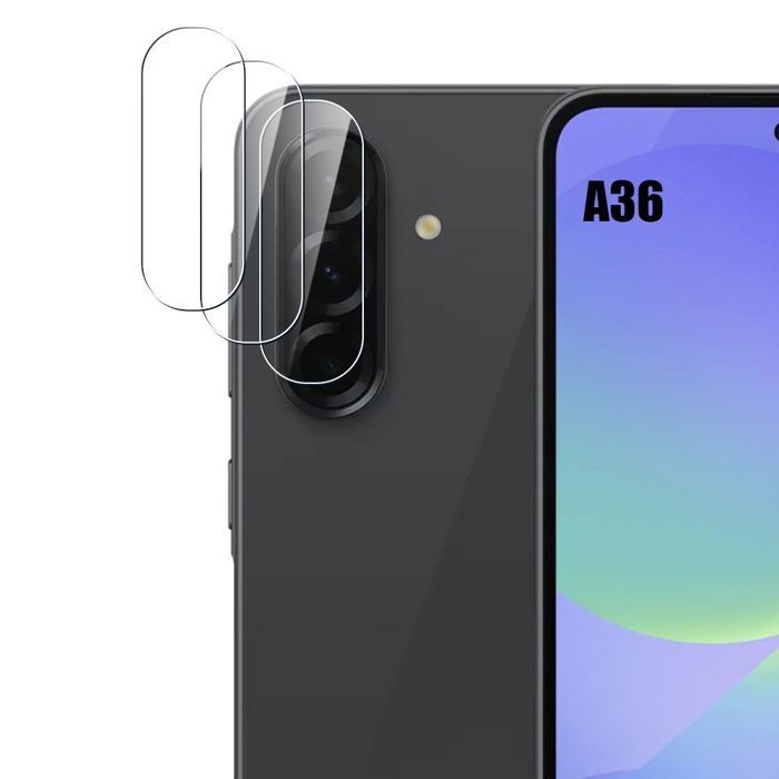 Protector de pantalla - Booling - para Samsung Galaxy A36 5G - Cristal templado - Paquete de 3 - Resistente a los arañazos