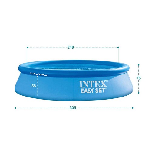 Piscina Hinchável Intex Easy Set 305x76cm 28120np