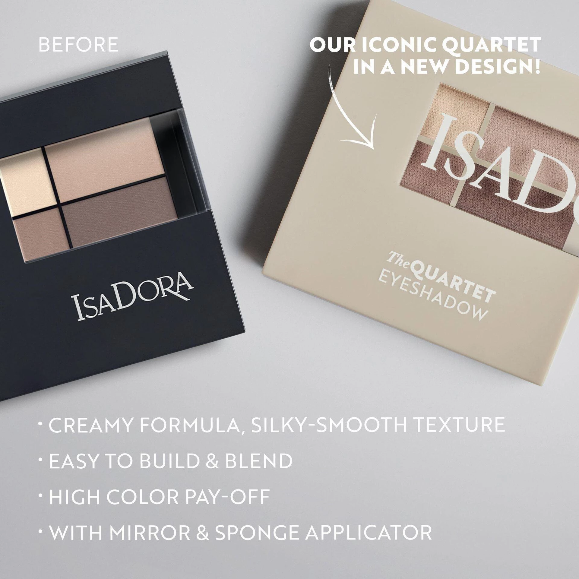 Квартет сенки за очи 01 Muddy Nudes - Isadora