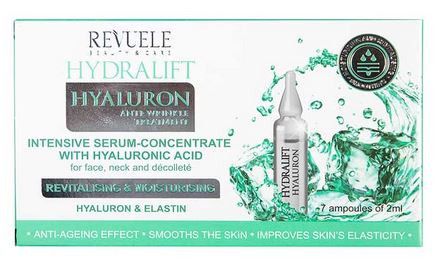 „Hydralift“ ampulės su hialurono rūgštimi Veido drėkinamieji kremai