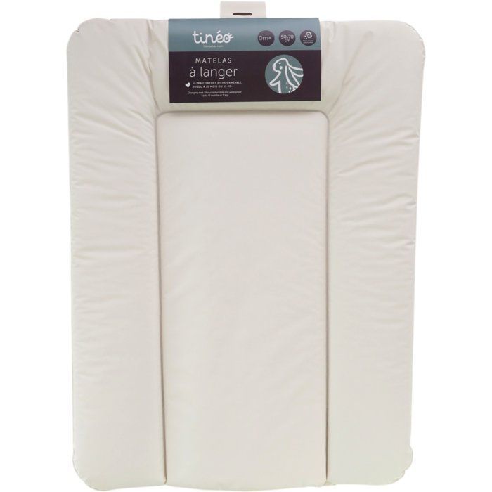 Matelas à langer - TINEO - ESSENTIEL - PVC - Ecru