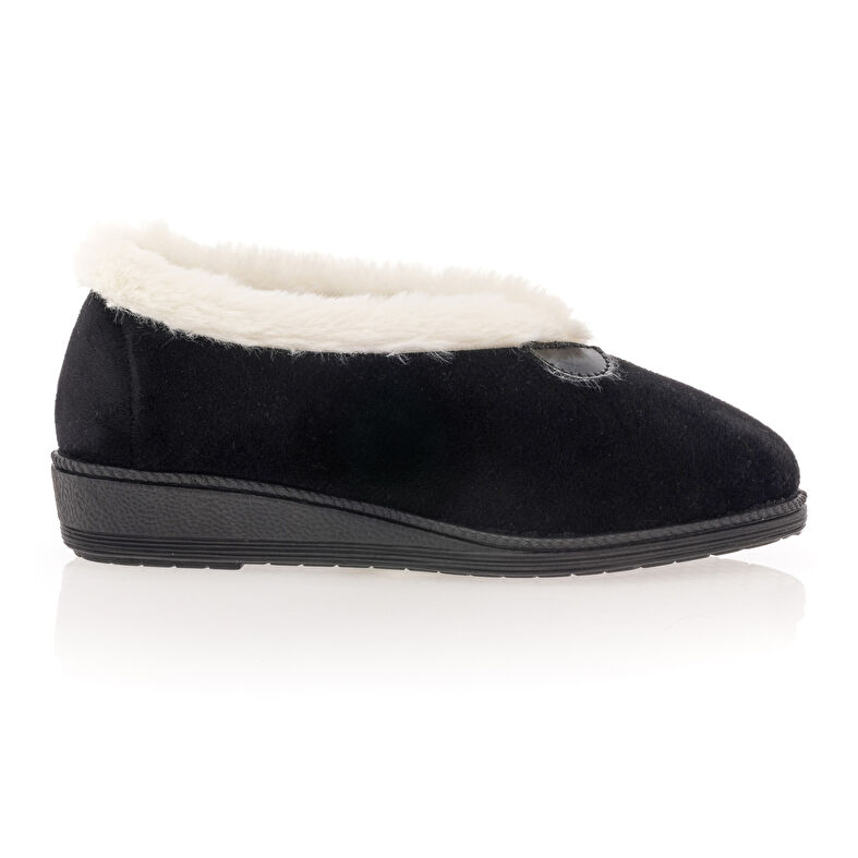 Pantuflas negras para mujer