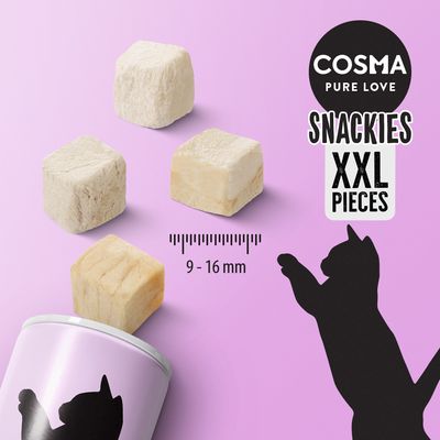 Cosma Snackies XXL – Λυοφιλιμένα σνακ για γάτες
