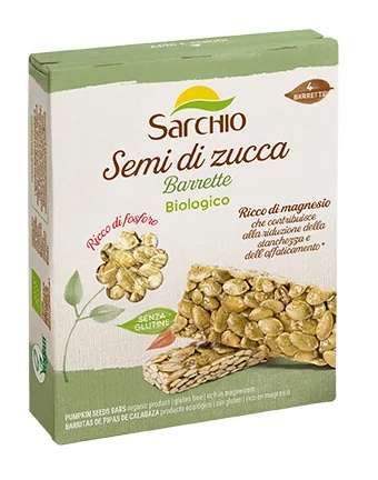 SARCHIO Brezglutenski bučni prigrizek Sarchio 80 g