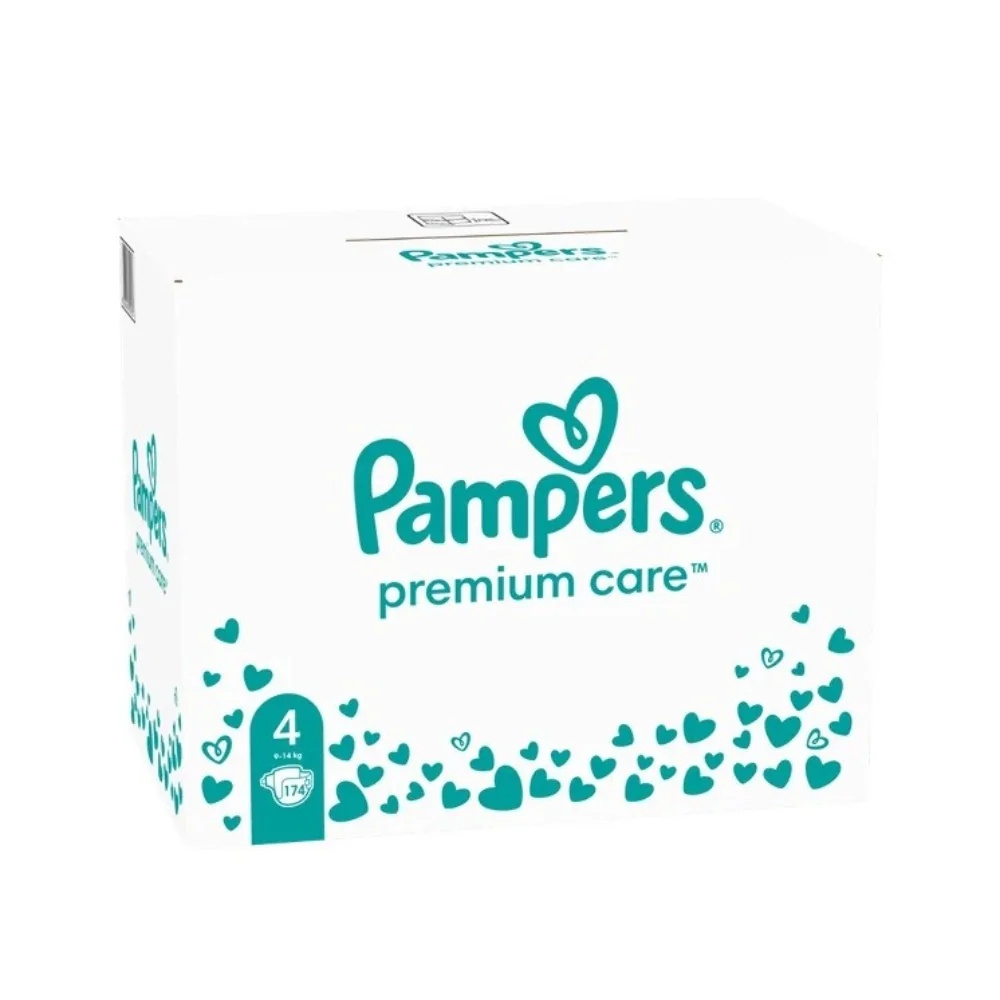 PAMPERS Pampers Premium Care 4 x 174 unidades 9-14 kg