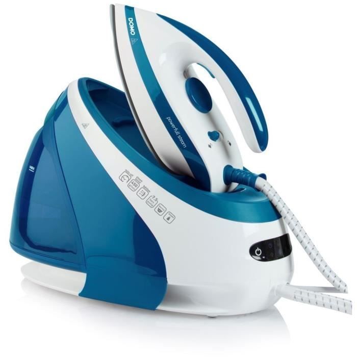 Fer à repasser avec centrale vapeur - DOMO DO1022S - 160g/min - 7,5bar - Jet de vapeur 450g
