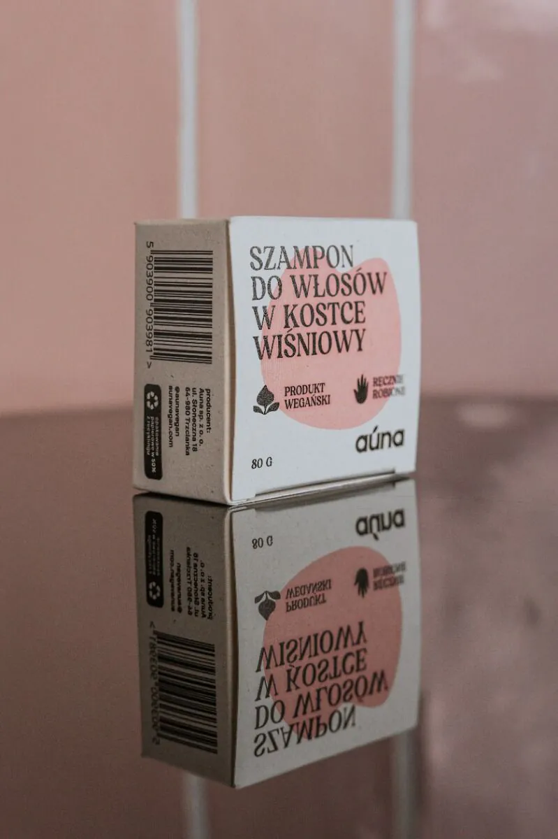 Auna Szampon do włosów w Kostce Wiśniowy