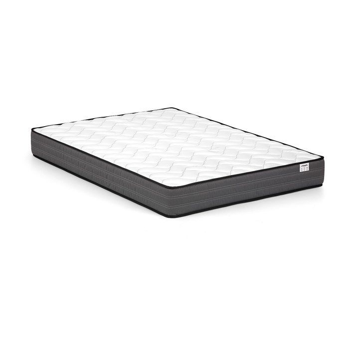 Cama redonda de 160 x 200 cm - Con luces LED - Piel sintética - Blanca + Colchón - ABULIS III