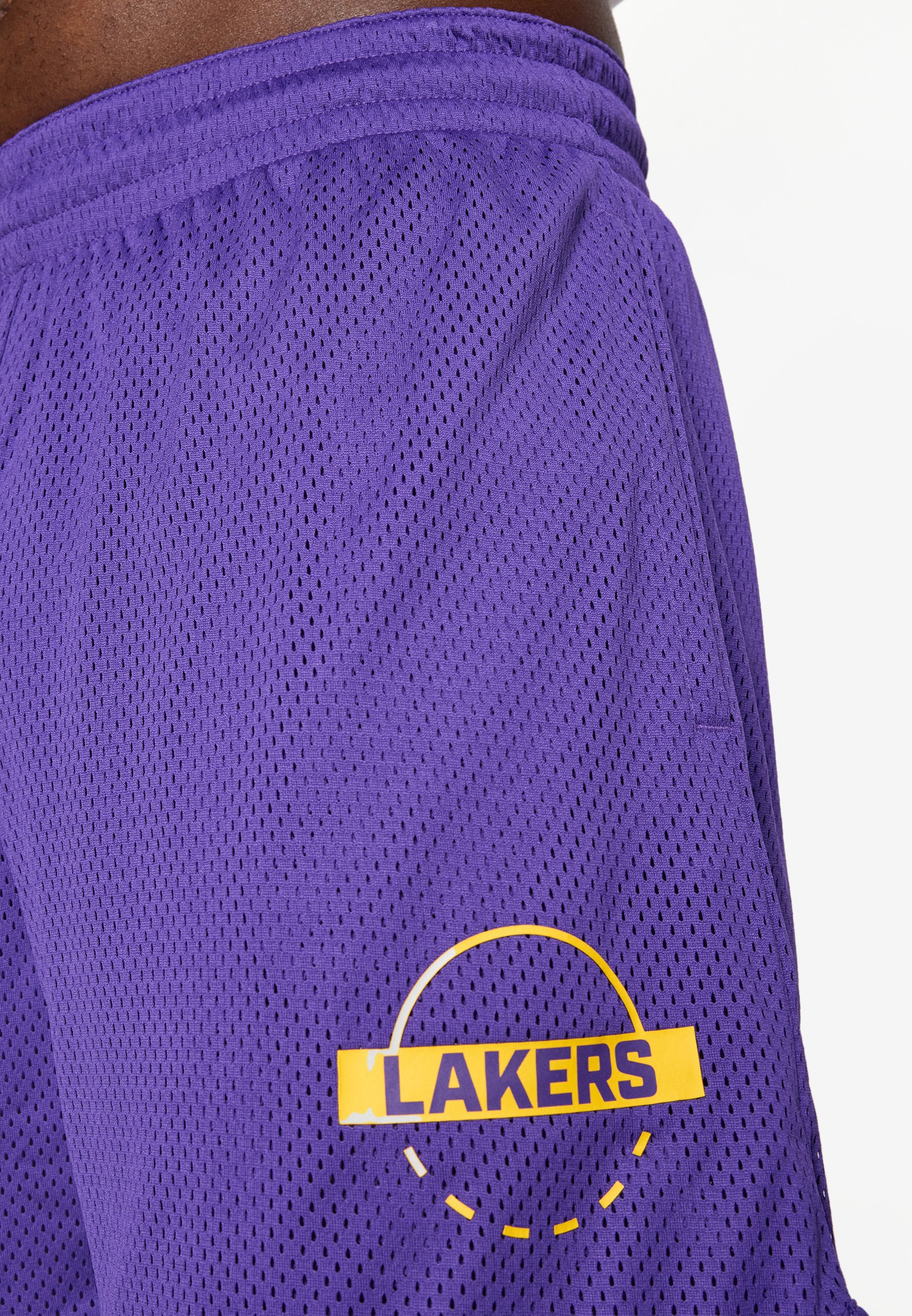 Nike Performance LOS ANGELES LAKERS SHORTS - Clubkleding - veldpaars/geel