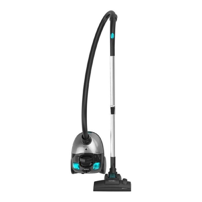 Aspiradora compacta Cecotec Conga Powerbag 2000 con bolsa de 2 litros. 800 W, filtración de alta eficiencia.