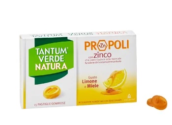 TANTUM Tantum Verde Natura met citroen en honing, 15 zuigtabletten, supplement tegen keelpijn