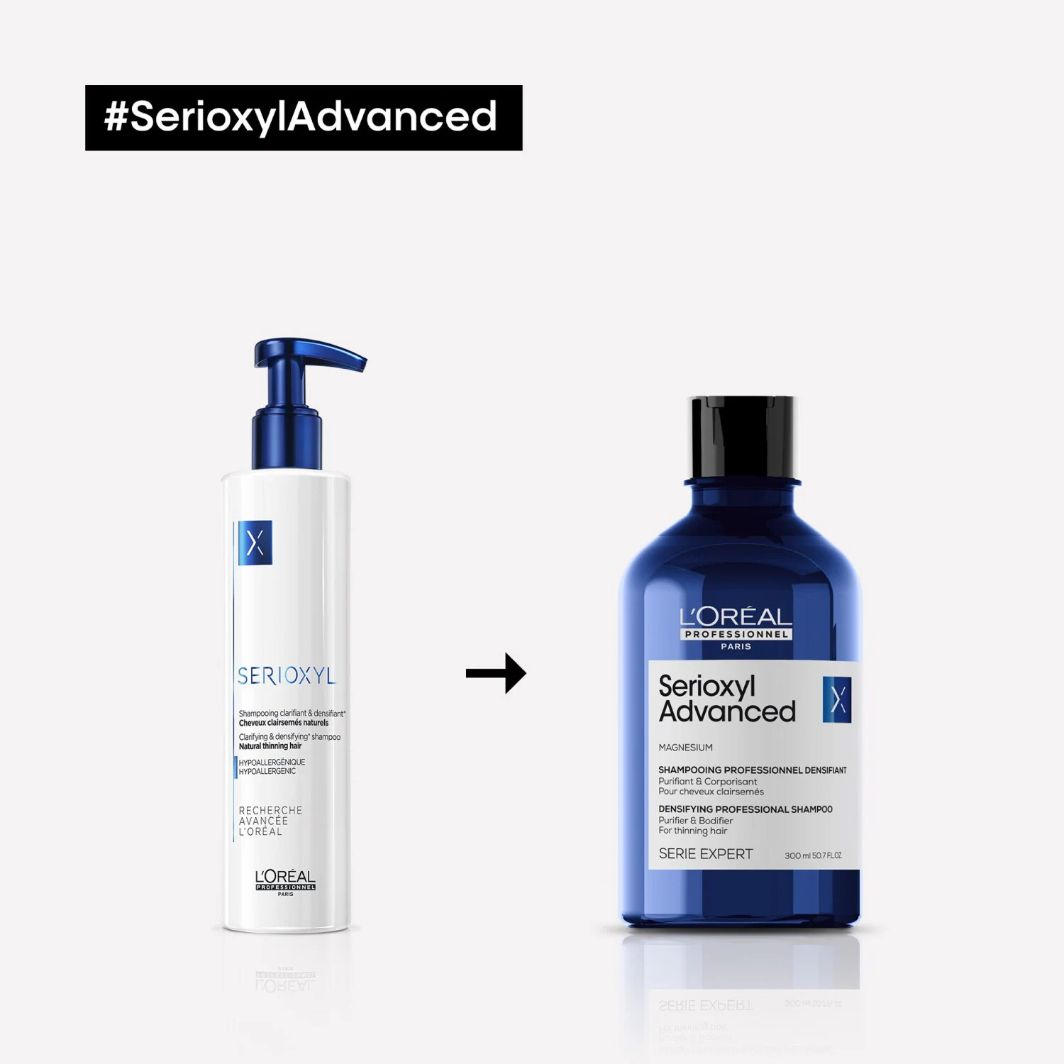 Serioxyl Advanced – șampon de curățare și întărire