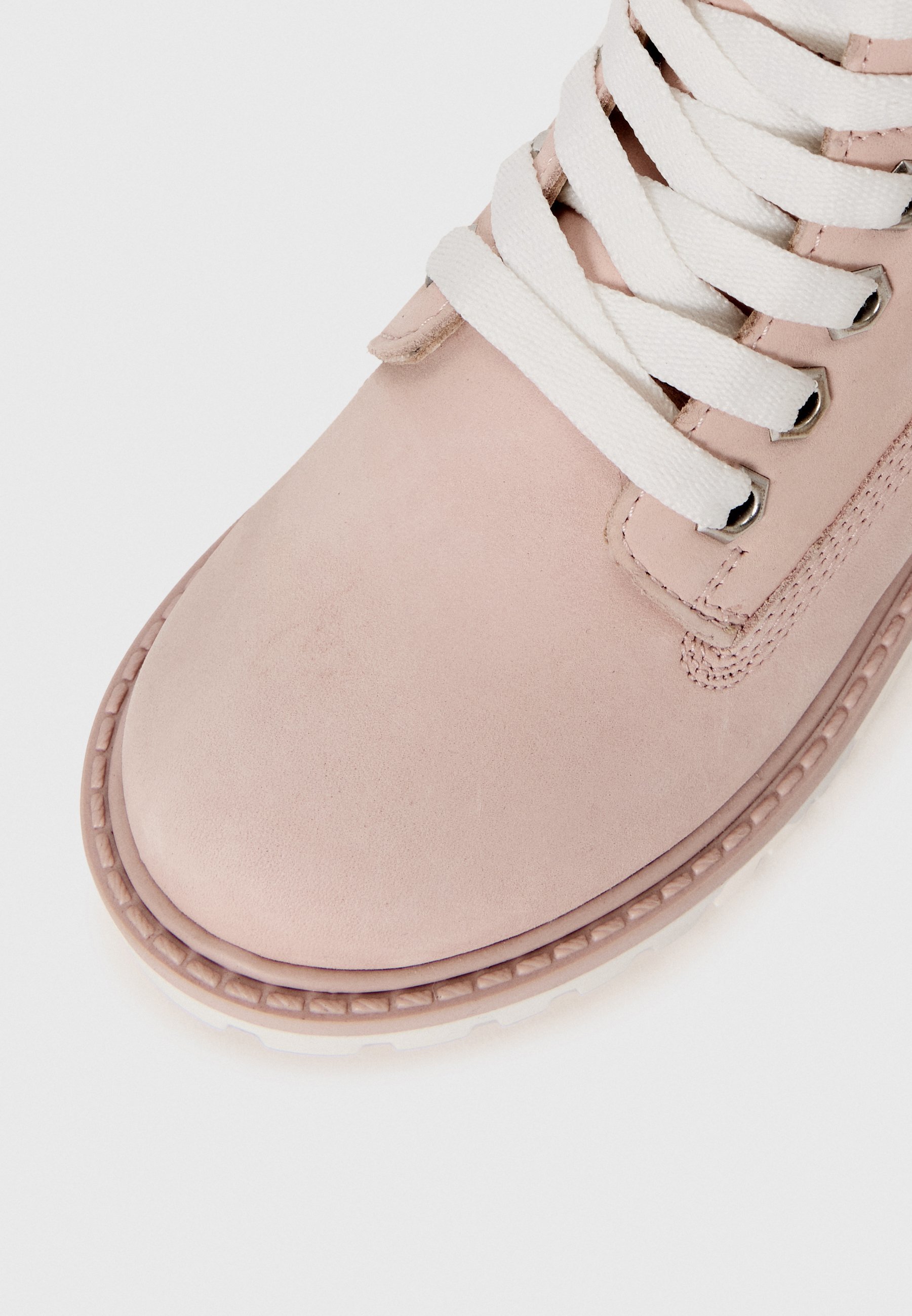 Friboo LEATHER - Stivaletti stringati - rosa chiaro