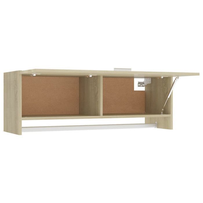 vidaXL Garde-robe Chêne sonoma 100x32,5x35 cm Aggloméré