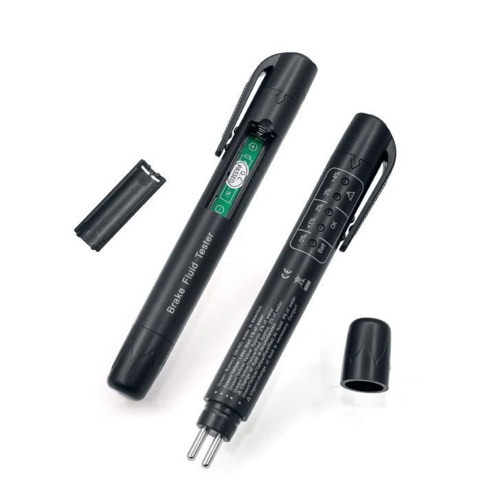 Car Brake Fluid Tester, Car Diagnostic Accurate 5 LED Oil Quality Control Pen, Universal Tester [59E7F15]