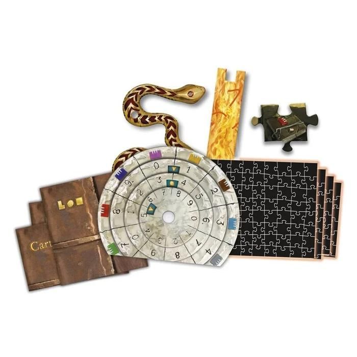 Jeu d'Escape Game - IELLO - EXIT Le temple perdu - Expérience immersive - Coopératif - Indices et décodeur