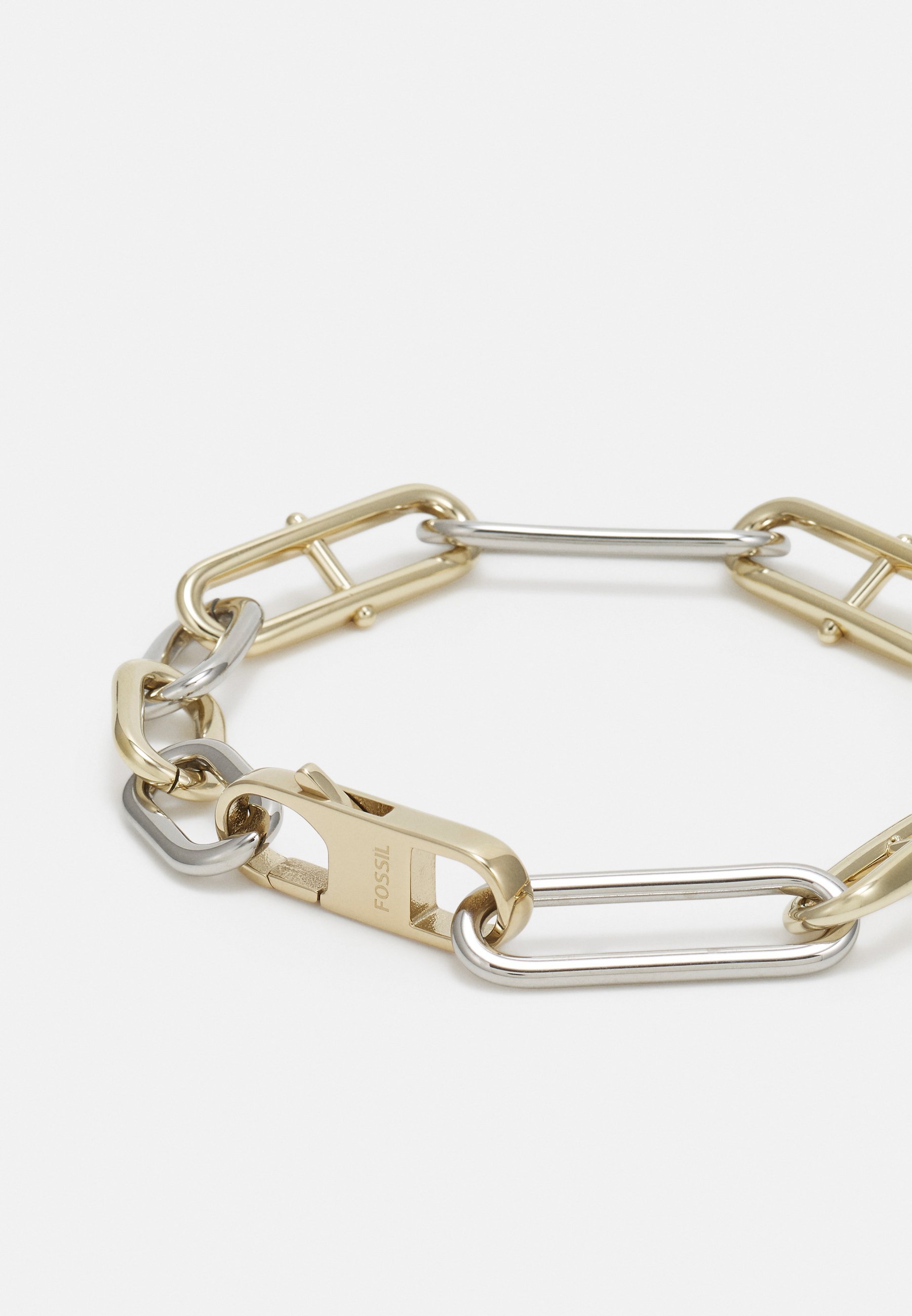 Bracciale Fossil HERITAGE BICOLORE - color oro
