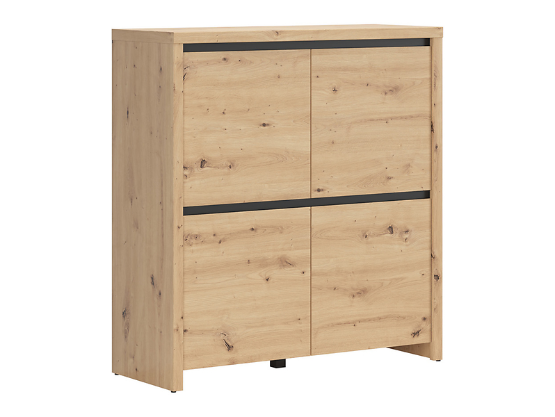 Szafka Larios 105 cm czterodrzwiowa dąb artisan