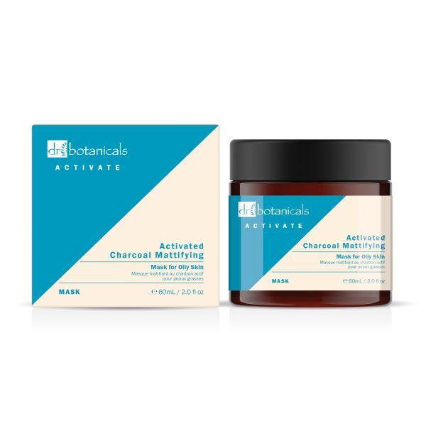 Dr. Botanicals Mattierende Aktivkohlemaske für fettige Haut