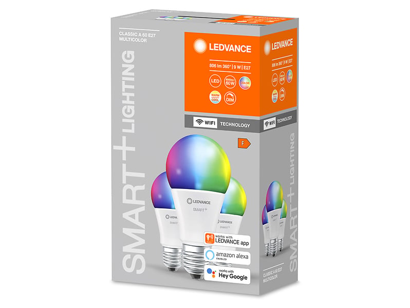 Żarówka LED SMART 3szt. E27 9W RGB