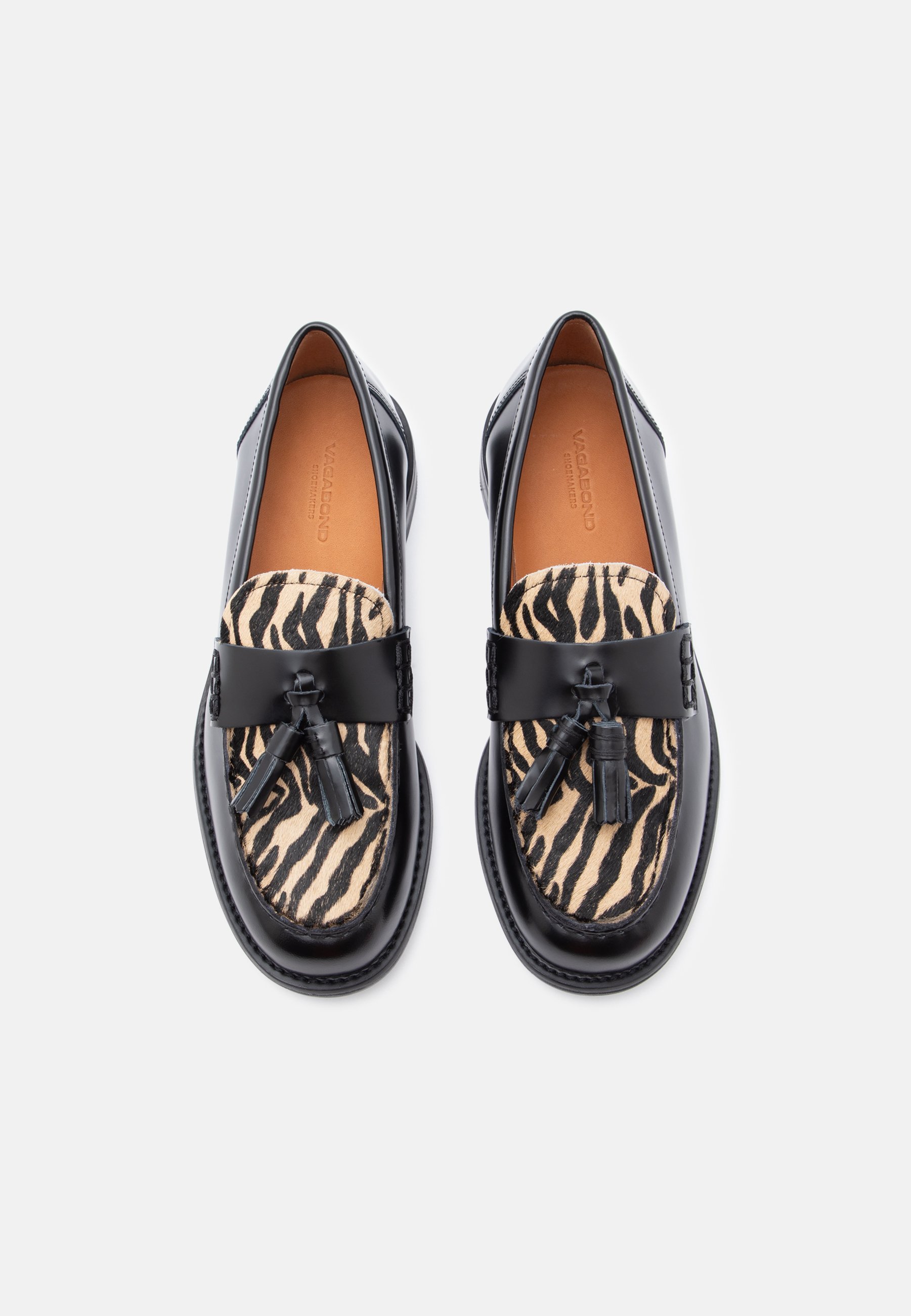 Vagabond LINN - Mocassins - beige/noir