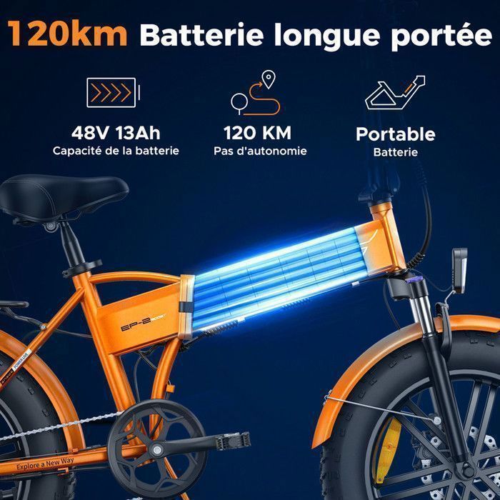 ENGWE EP-2 BOOST - Vélo électrique Pliable 20