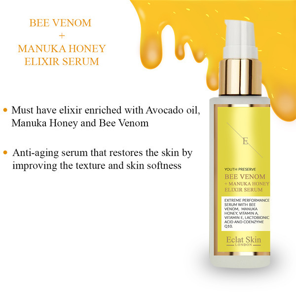 Eclat Skin London Mehiläismyrkkyseerumi + hyaluronihapposeerumi