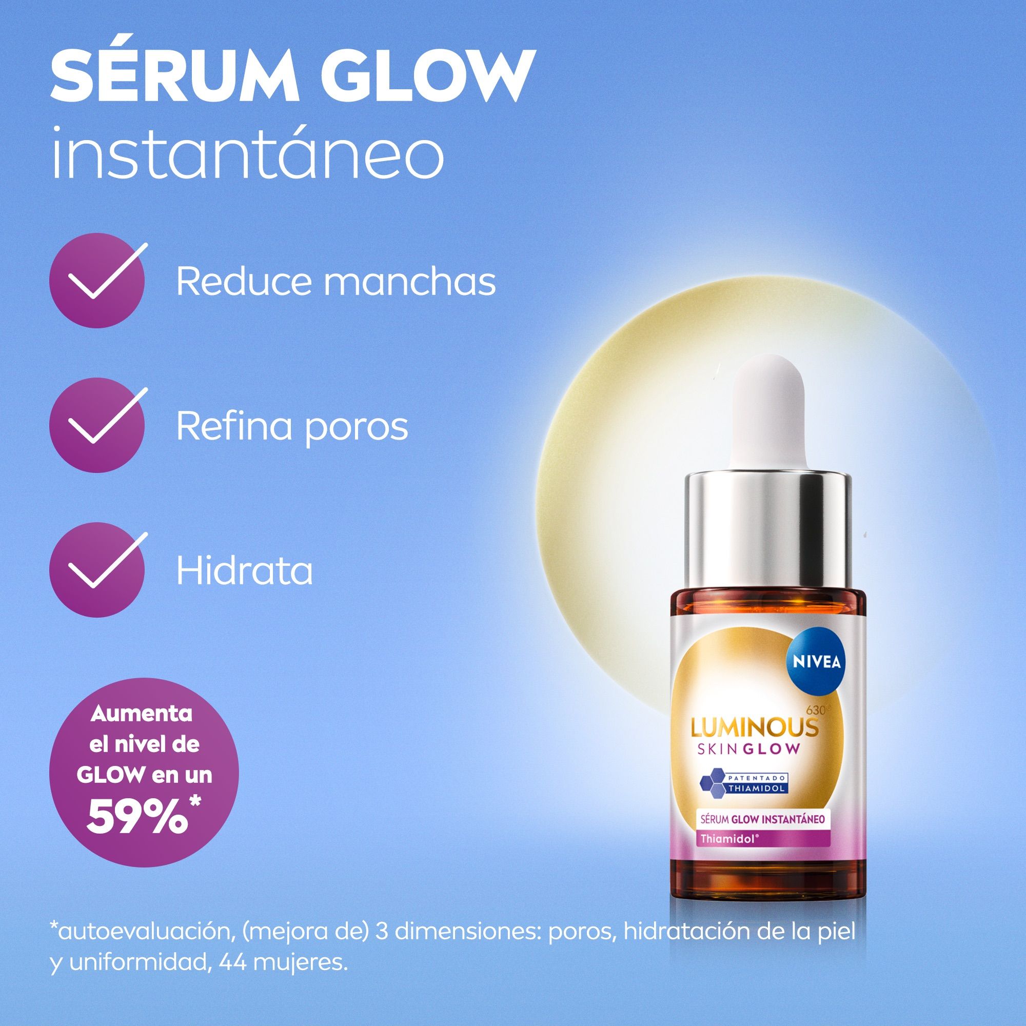 Luminous630 tūlītējas mirdzuma serums