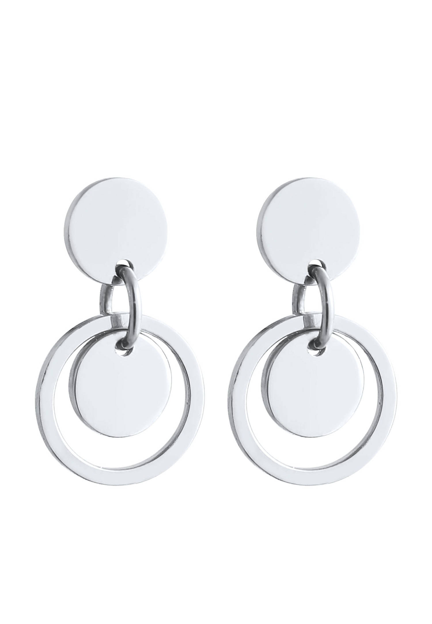 Elli Femmes Cercle Geo Trend Boho Look en argent sterling 925