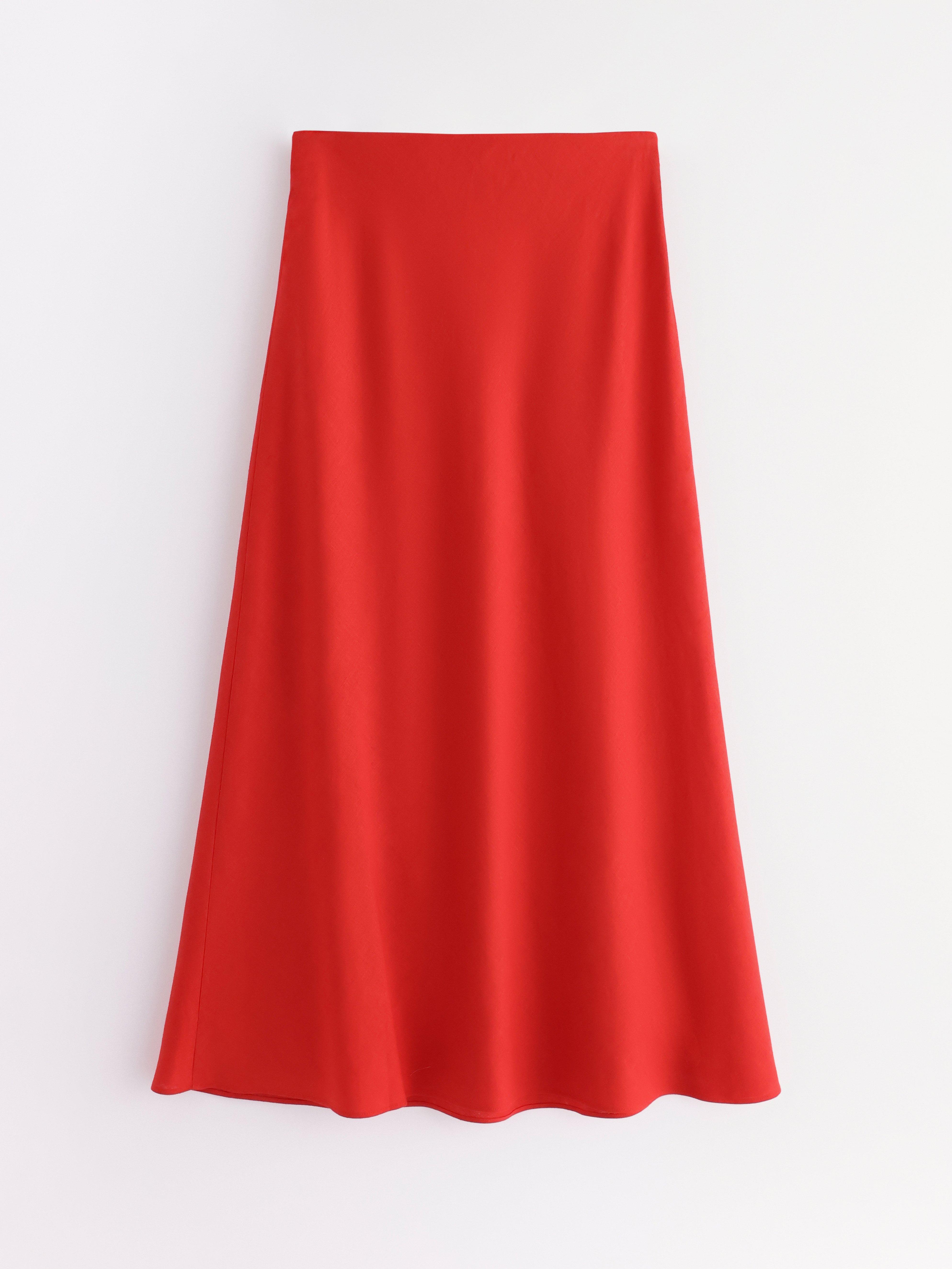 Maxikjol Vermelho Escuro