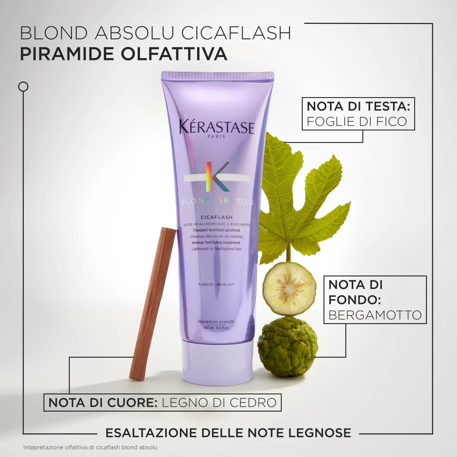 Blond Absolu Cicaflash - Balsamo Riparatore Capelli, Balsamo Protezione Colore Capelli, Balsamo Illuminante Capelli