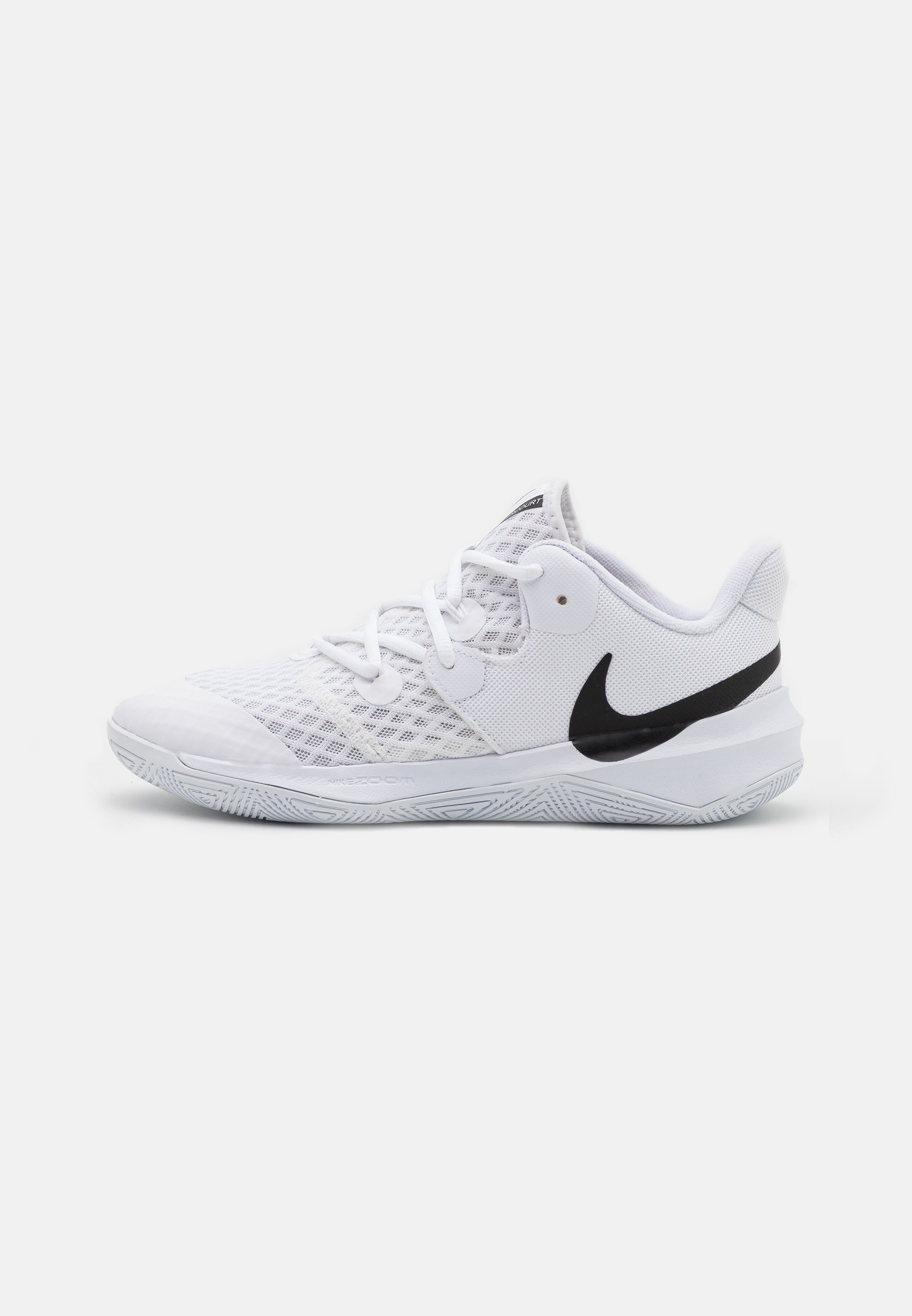 Nike Performance ZOOM HYPERSPEED COURT UNISEX - Handbalschoenen - wit/zwart
