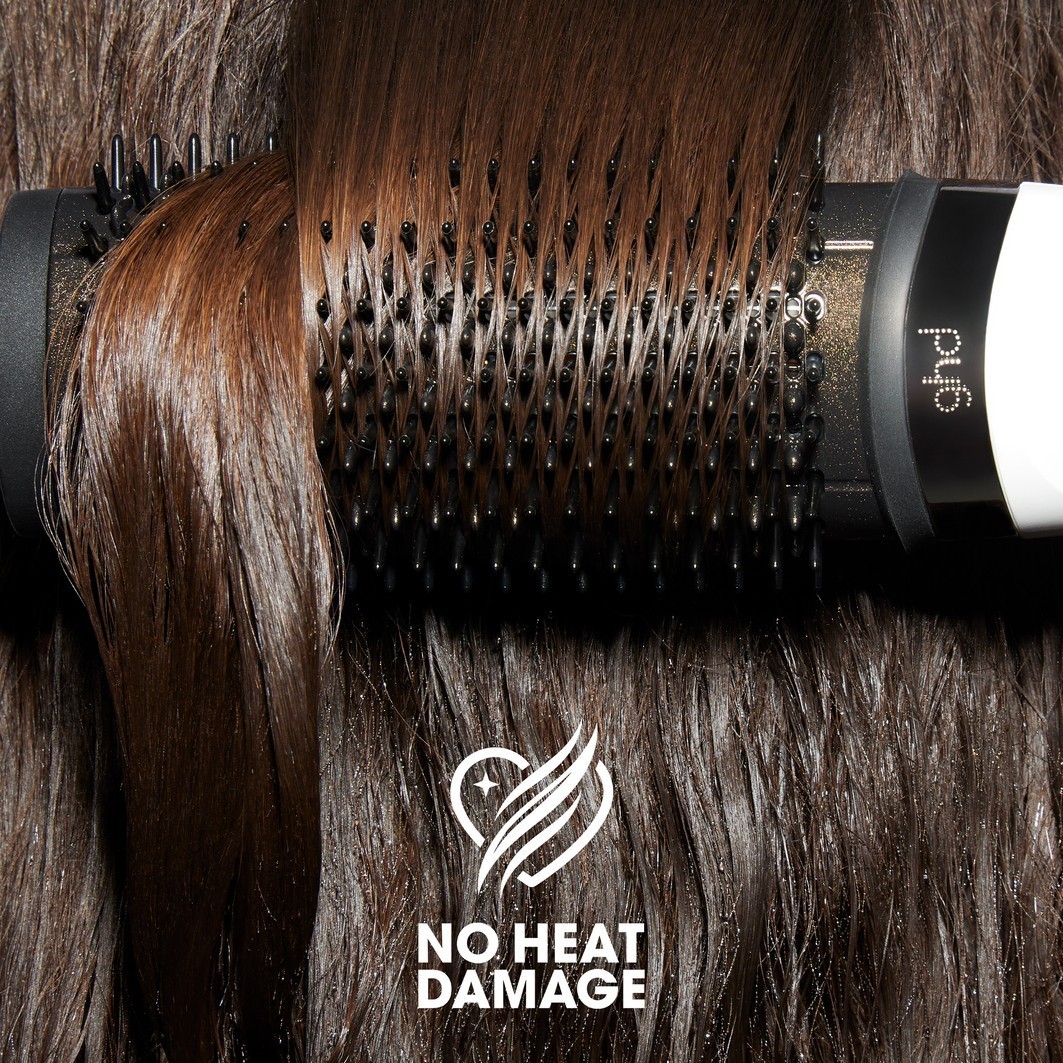 ghd Duet Blowdry 2-in-1 plaukų džiovintuvo šepetys, juodas - 1 vnt.