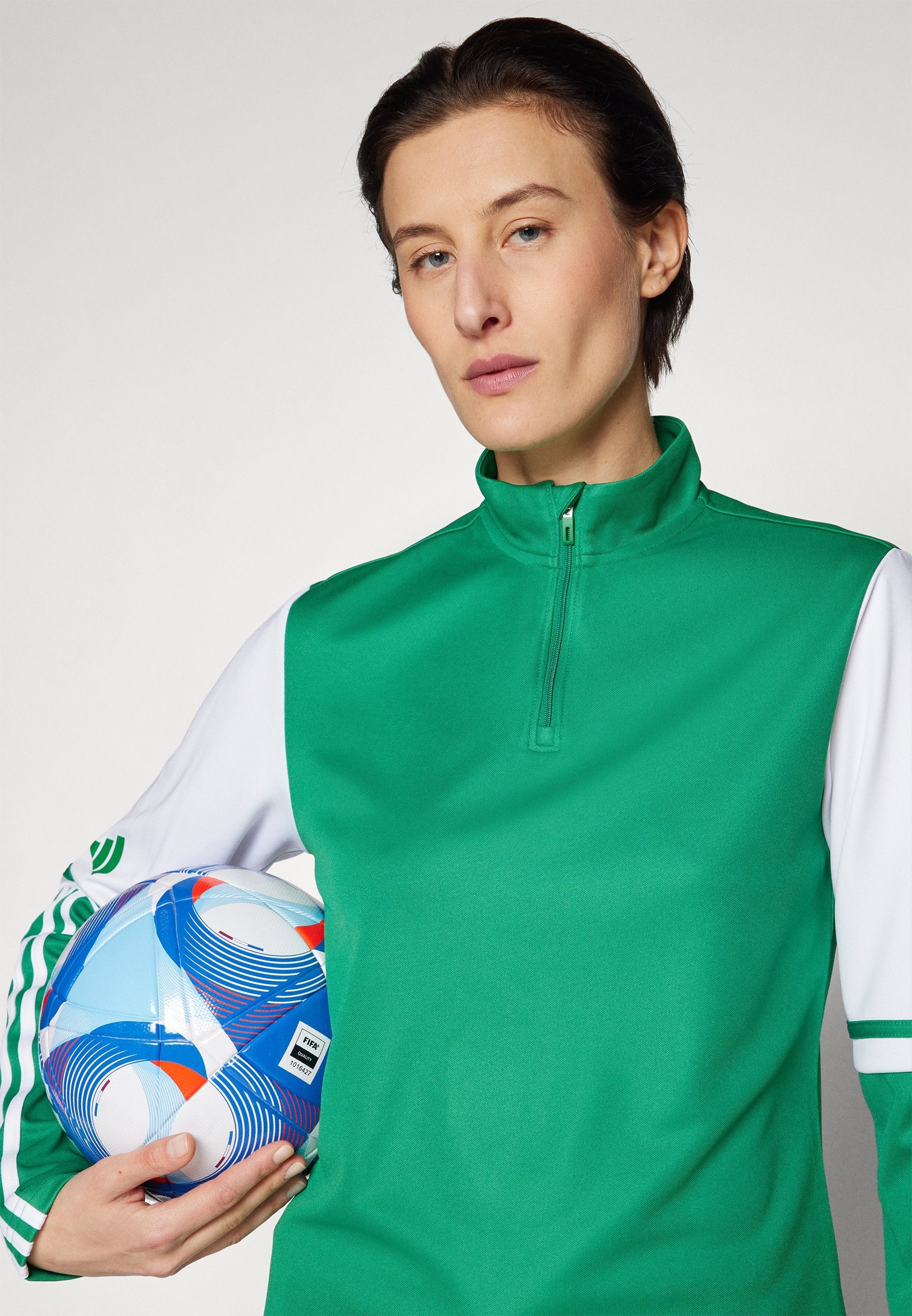 adidas Performance SQUADRA25 – Langarmshirt – grün/weiß