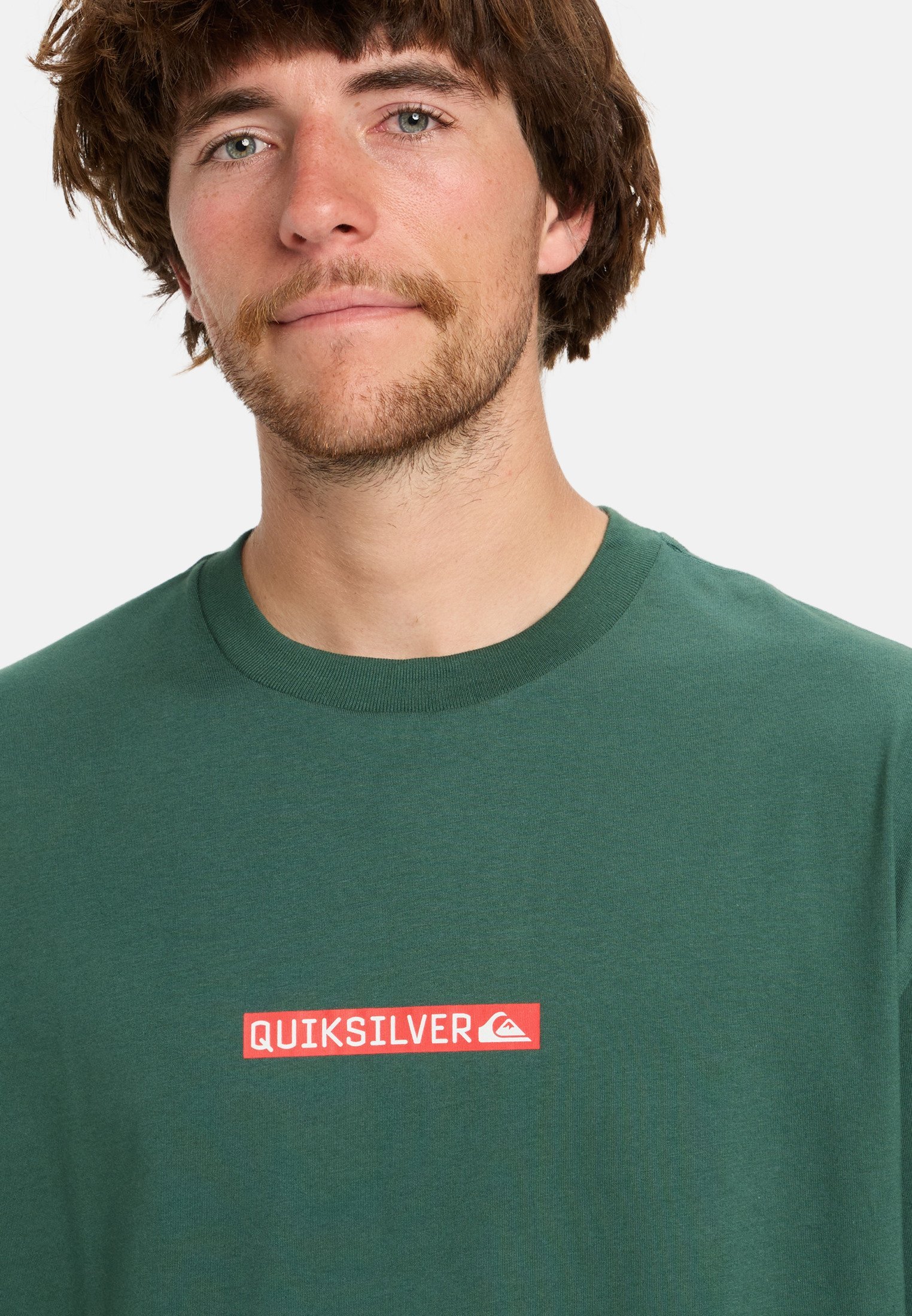 T-shirt Quiksilver DNA CLICKER TEE - Stampa - verde trekking