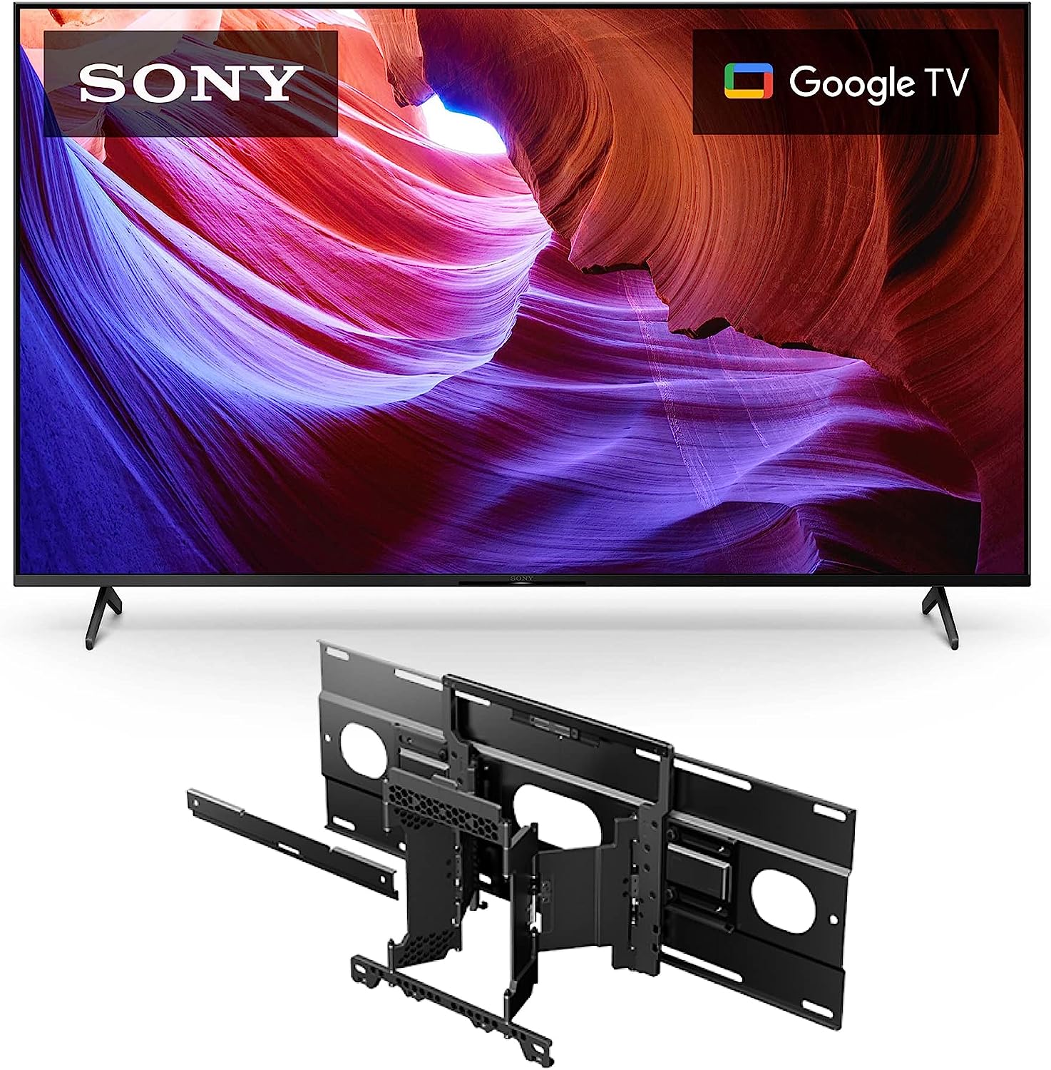 Τηλεόραση Sony 50 ιντσών 4K Ultra HD Σειρά X85K: LED Smart Google TV με Dolby Vision HDR και εγγενή ρυθμό ανανέωσης 120HZ KD50X85K - Τελευταίο μοντέλο, μαύρο