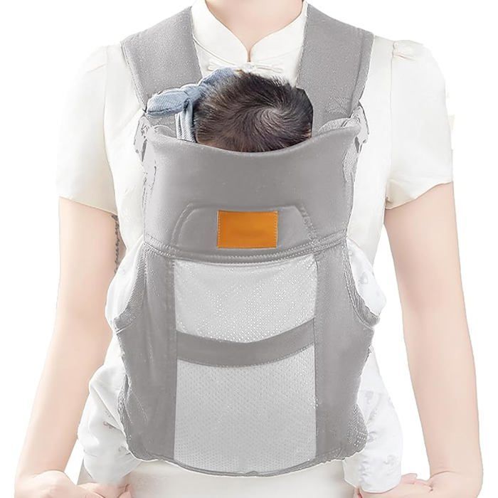 Lightweight Horizontal Baby Carrier – Adjustable, Ideal for Travel, Festivals, Hiking and City Outings – Comfortable and with Furniture Strap