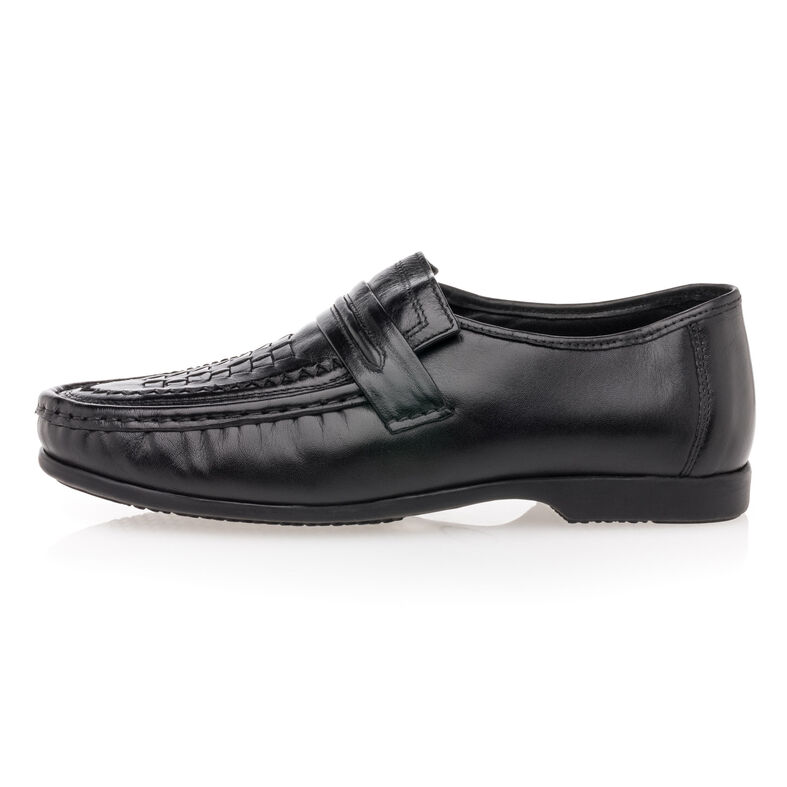 Miesten mustat loaferit/veneilykengät