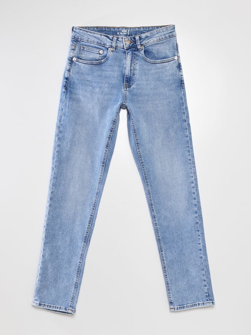 Calça jeans slim - tamanho 30 - azul