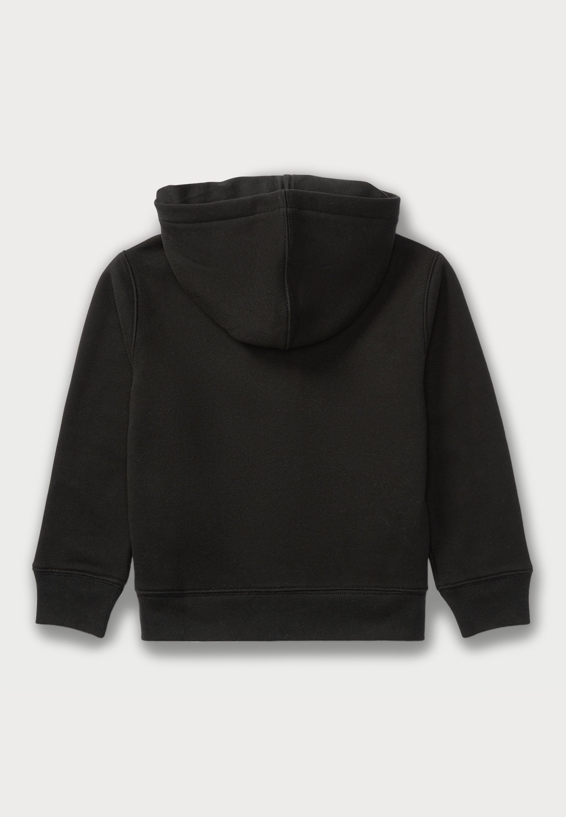 Felpa con cappuccio e zip in misto cotone Polo Ralph Lauren - nera