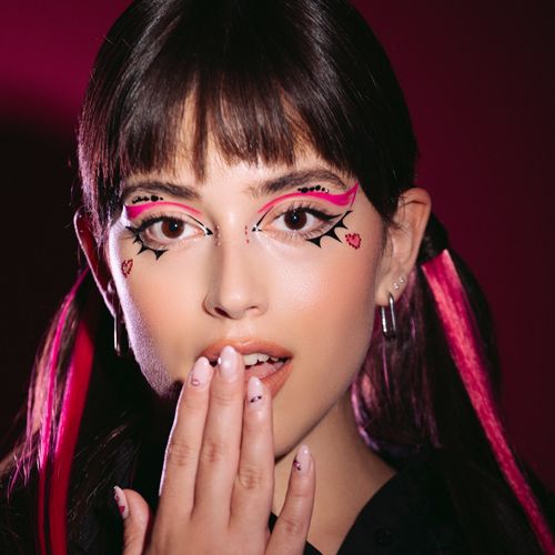 Nálepky na tvár Monster High™ Draculaura™ Špeciálne efekty a líčenie postáv