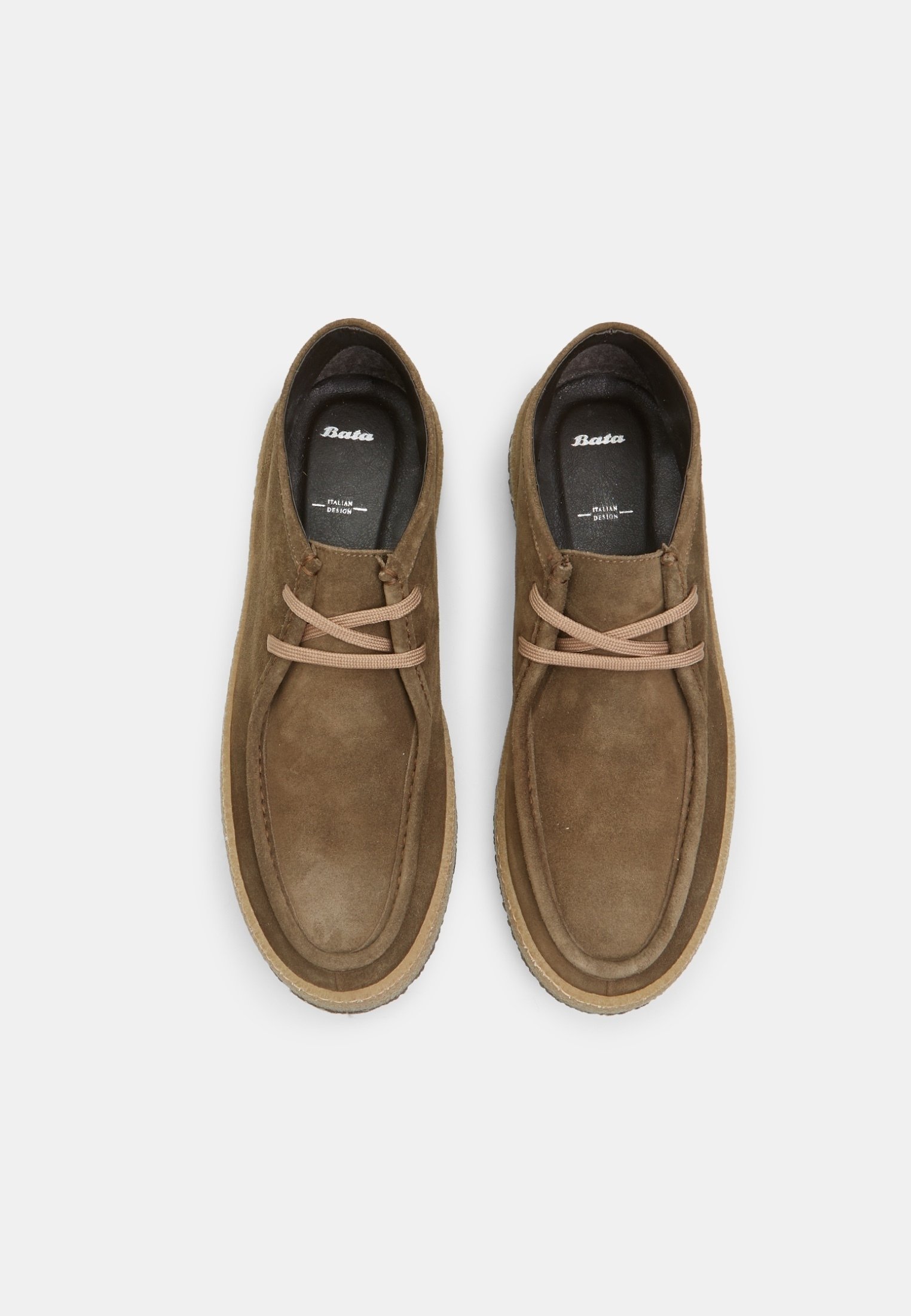 Bata Casual snøresko - taupe