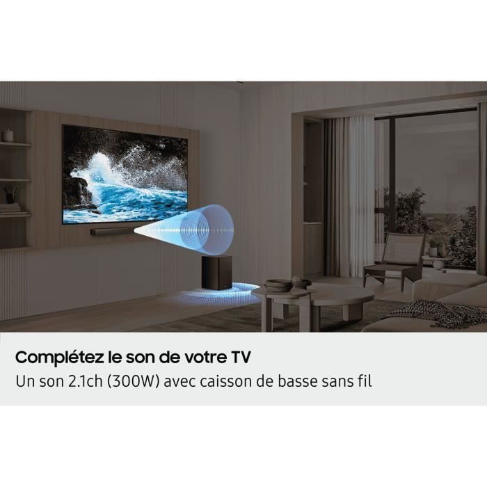 Soundbar - SAMSUNG - HW-B460F - Serie 2.1 canali - Potenza: 300 W - Subwoofer wireless da 6,5