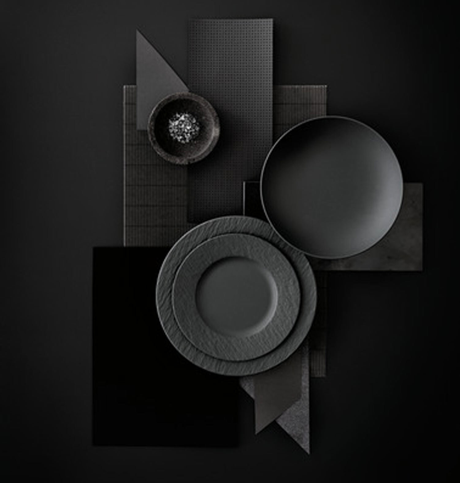 Villeroy & Boch Deep Manufacture Rock bļoda - 1 gab.