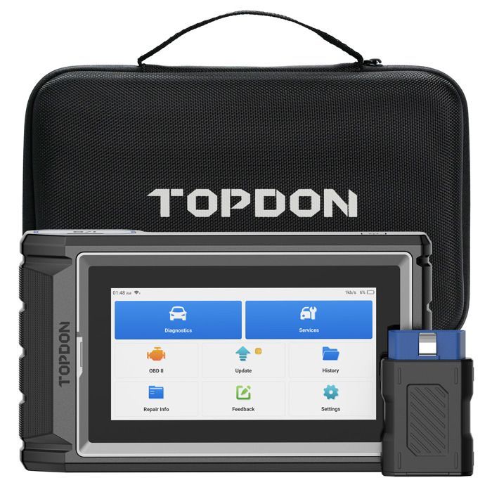 TOPDON ArtiDiag800BT 2.0 bildiagnostikverktyg för alla system, OBD2 Bluetooth-bildiagnostikskanner med 28 funktioner