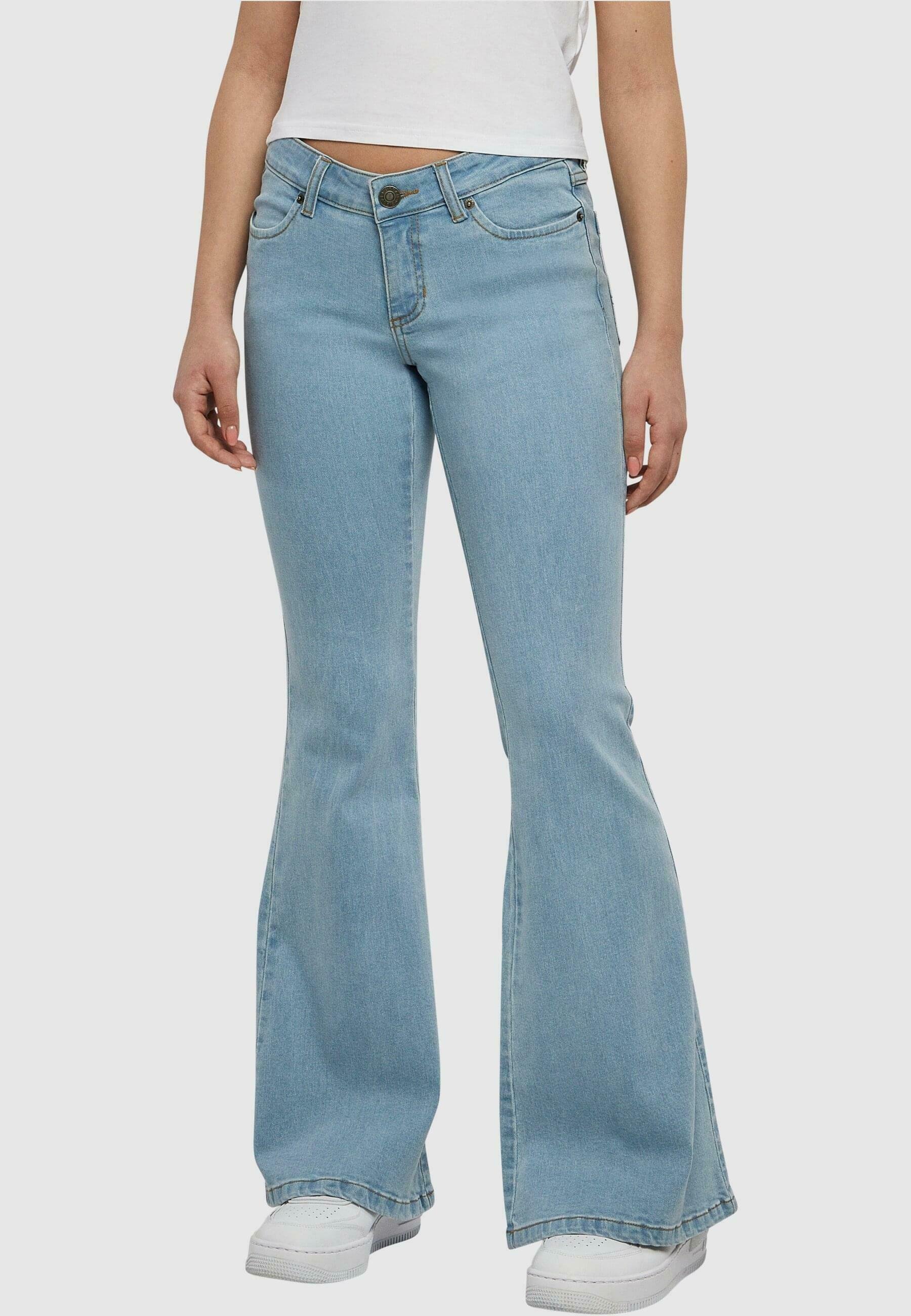 Urban Classics flared jeans - lichter gewassen