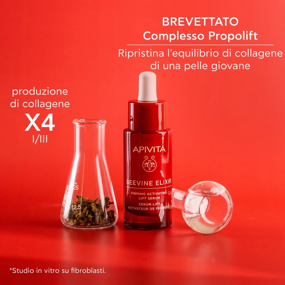 Beevine Elixir Siero Anti-Rughe Rassodante Liftante - Siero viso antirughe, Spray viso lifting