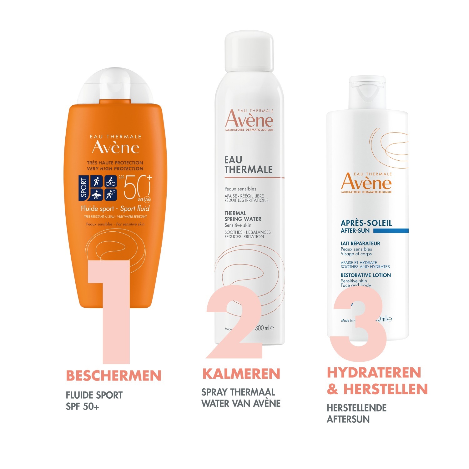 Avène Sunscreen Solaire Sport Fluid SPF50+ - 100 ml