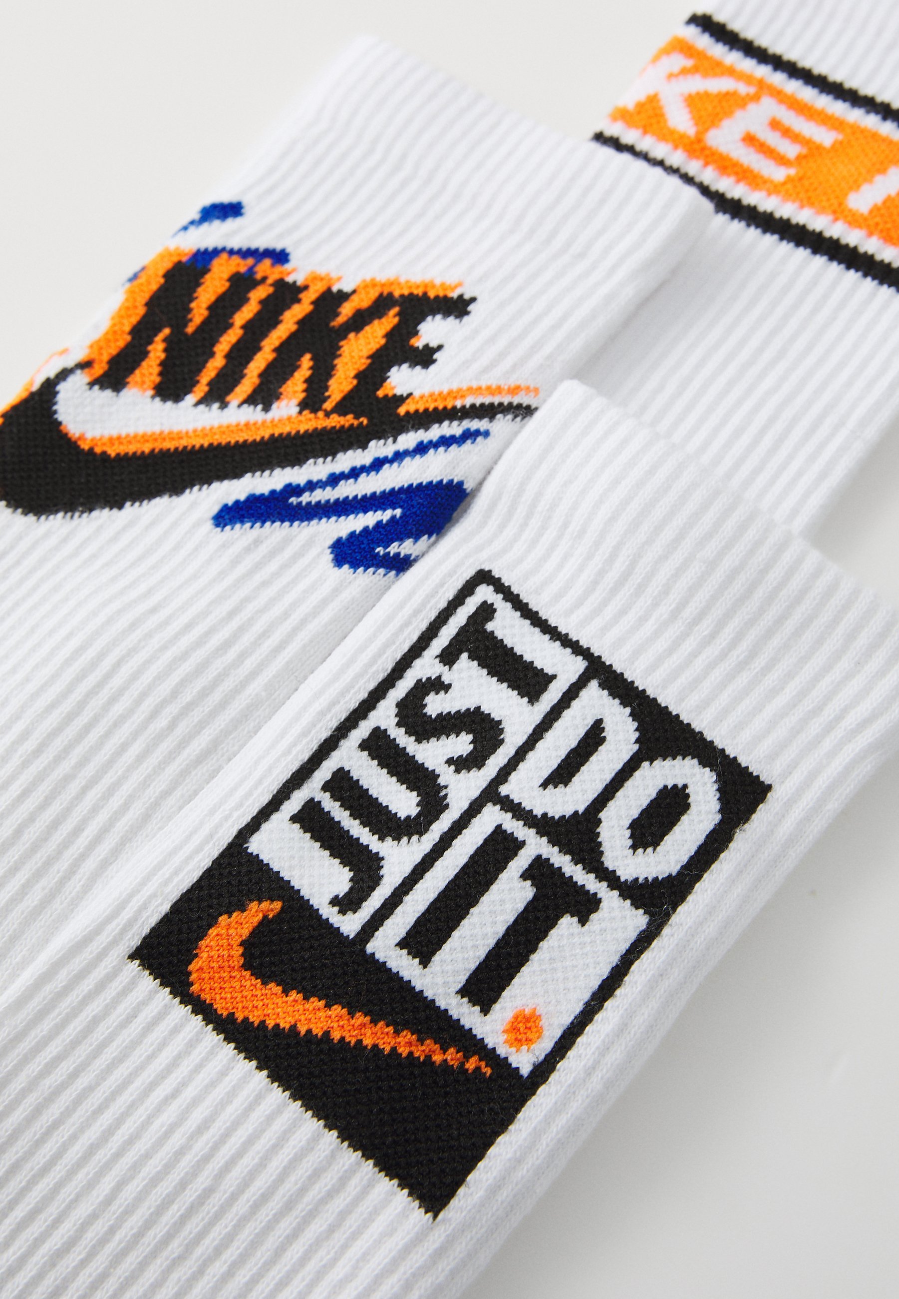 Nike Performance CREW UNISEX 3-PACK - Sportsokken - wit/zwart/sportkoningsblauw