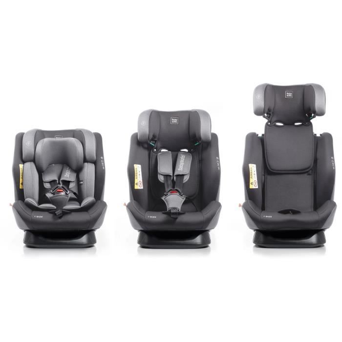 Bilbarnstol - BABYAUTO - LOLO IBELT - Grupp 0/1/2/3 - 40 / 150 cm - I-Size - Liggbälte - Förminskare - Grå